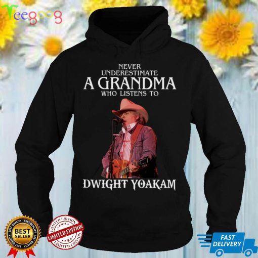 Vintage Never Underestimate A Woman Who Listens to Dwight Yoakam Essential T Shirt