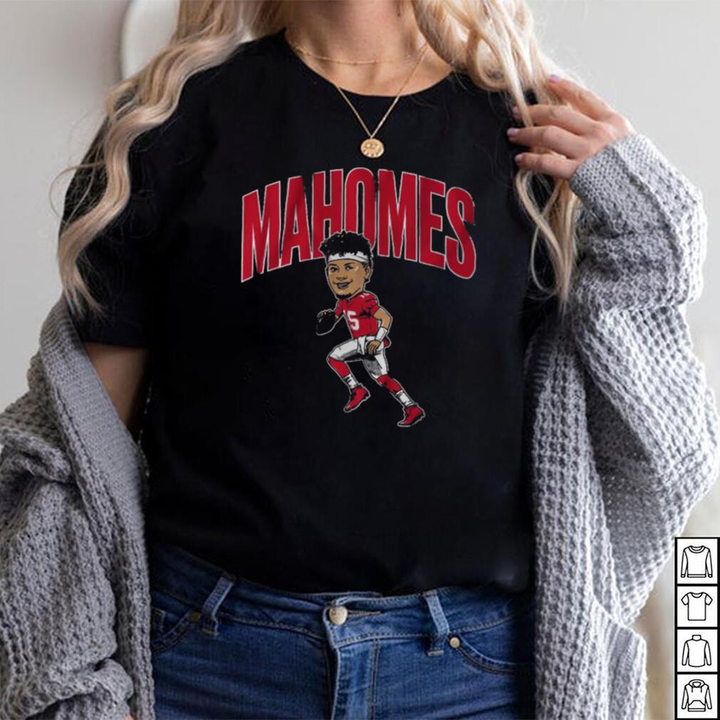 15 Patrick Mahomes caricature shirt