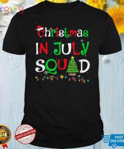 Christmas In July Squad Funny Summer Xmas T Shirt