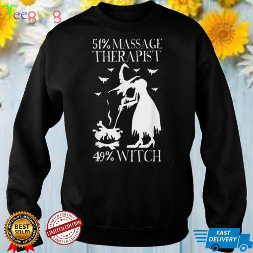 Halloween Witch Massage Therapist T Shirt 1
