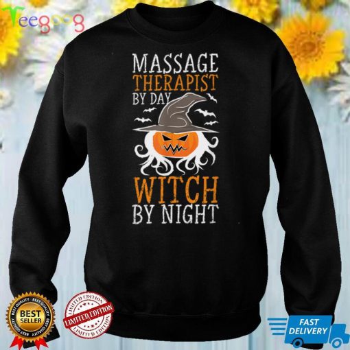 Halloween Witch Massage Therapist T Shirt 3