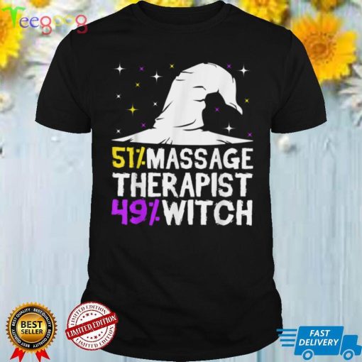 Halloween Witch Massage Therapist T Shirt