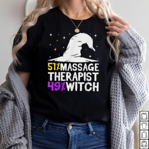 Halloween Witch Massage Therapist T Shirt