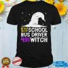 Halloween Witch School Bus Driver T Shirt 2