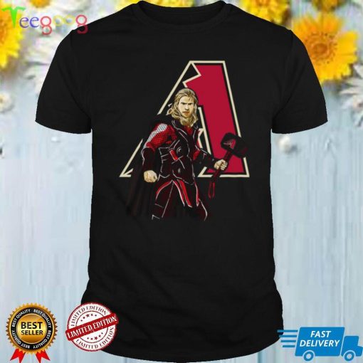MLB Arizona Diamondbacks 024 Thor Dc Marvel Jersey Superhero Avenger Shirt