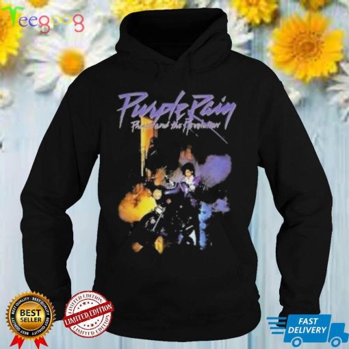 Prince with purple rain shirt