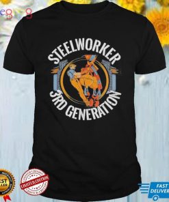 Steelworker 3rd generation union nonunion steelworker shirt