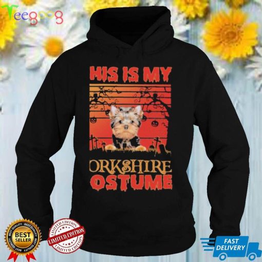 This is my YorkShire Terrier Costume vintage Halloween shirt
