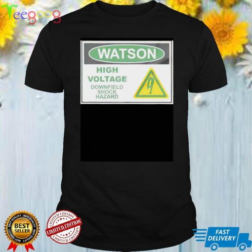 Watson high voltage downfield shock hazard shirt