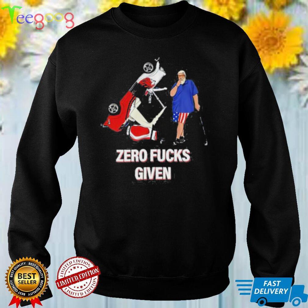 Zero fucks given john daly shirt