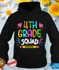 4th Grade Squad Fourth Teacher Student Team Back To School T Shirt 1