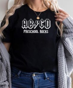 ABCD Rocks Back To School Preschool Rocks Funny Teacher T Shirt