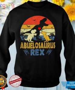 Abuelo saurus T Rex Dinosaur Abuelo 2 kids Family Matching T Shirt