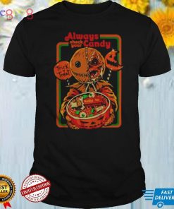 Always check your candy trick or treat shirt