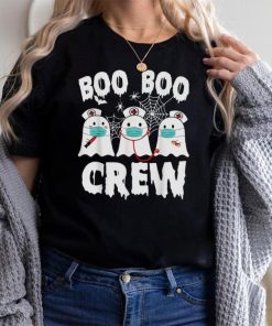 Boo Boo Crew Funny Nurse Halloween Ghost Costume Matching T Shirt