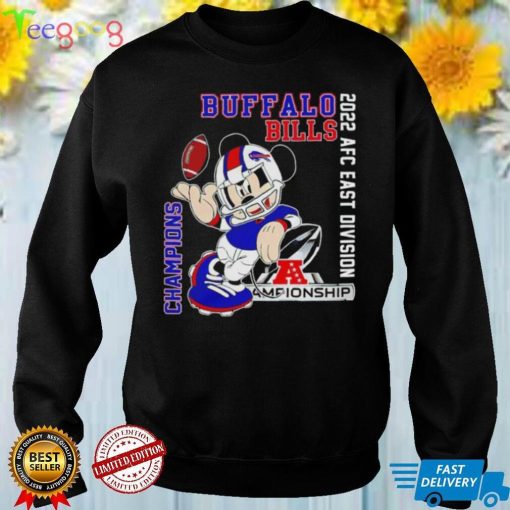 Buffalo Bills American Football Conference AFC East Division Champions NFL Mickey Disney Shirt