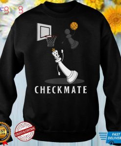 Checkmate Funny Chess Pawn Defeat King In Basketball Style T Shirt