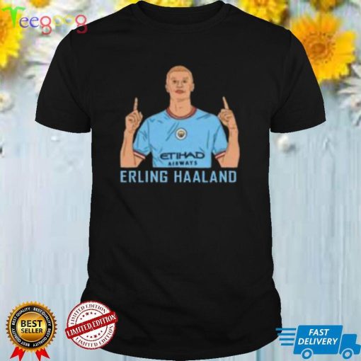 Congratulations On Erling Haaland Goal Manchester City Art Style T Shirt