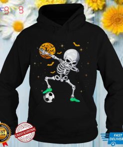 Dabbing Skeleton Soccer Halloween Boys Girls Kids Men T Shirt Copy (2)