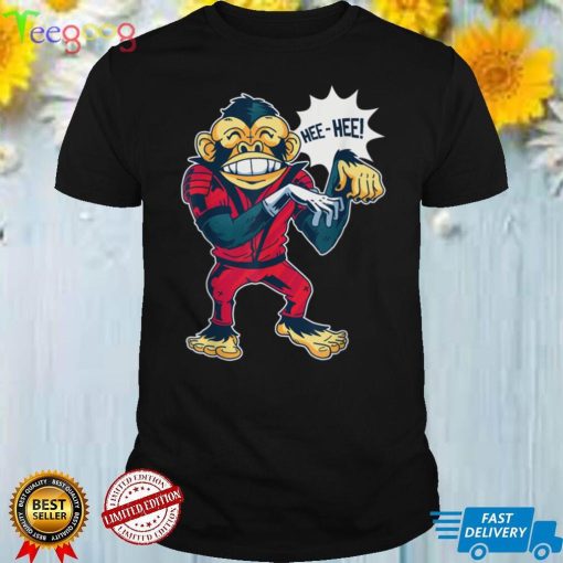 Funny He He Monkey Thriller Jacket Halloween Costume Suit T Shirt