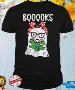 Halloween Booooks Ghost 2022 Halloween ghost reading books T Shirt