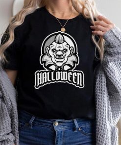 Kids Girls Black Halloween Shirt Cool Clown Shirt Halloween T Shirt