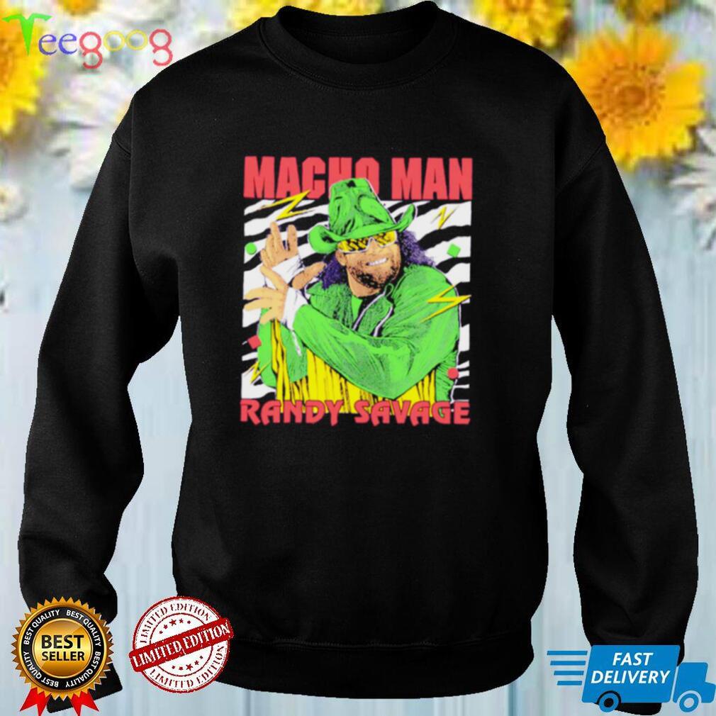 Macho Man Randy Savage Neon retro shirt