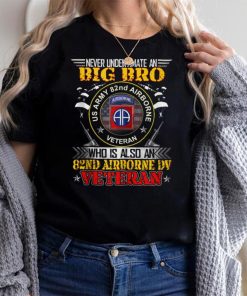 Never Undertimate An Big Brother 82nd Airborne Paratrooper Tank Top