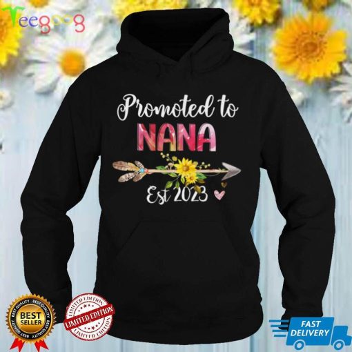 Promoted To Nana Est 2023 Flower Shirt, Mother's Day T Shirt