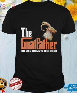 The Goatfather Farm Animal Farmer Rancher Goat Dad Lover T Shirt 1