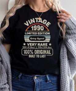 Vintage Born In 1990 Shirt 32nd Birthday Gift 32 Years Old T Shirt
