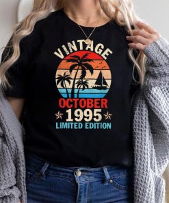 Vintage October 1995 Happy Birthday 27 Years Old Ltd Edition T Shirt