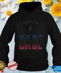 American Babe Angel Wings Patriotic Mom shirt