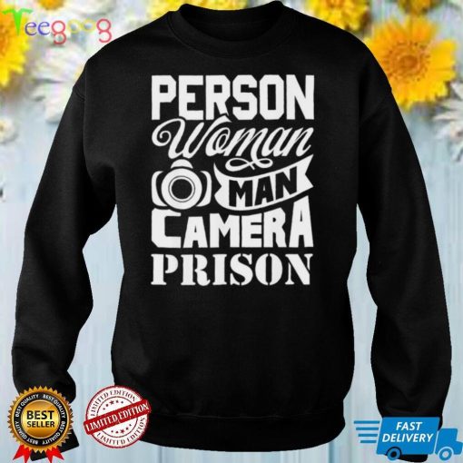 person woman man camera prison trump shirt Shirt