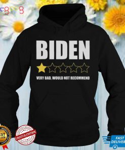 1 Star President Very Bad Would Not Recommend Idiot Biden Political Republican Unisex T Shirt