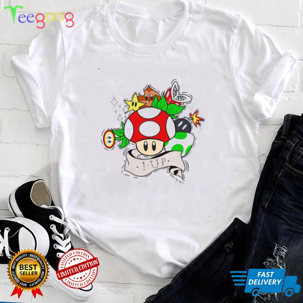 1 Up Mario Kart Funny Game Unisex T Shirt