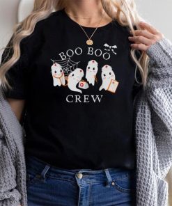 Boo Boo Crew Funny Nurse Halloween Cute Ghost Costume T Shirt