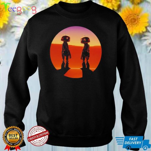Droidversation sunset shirt