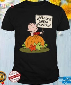 Charlie Brown Welcome Great Pumpkin Halloween Shirt