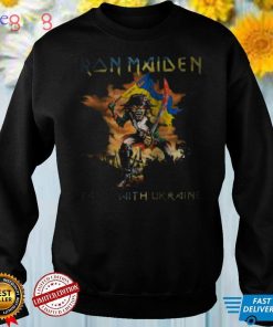 Iron Maiden t shirt, Iron Maiden Stand with Ukraine shirt