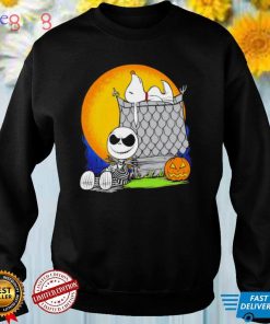 Jack Skellington and Snoopy Skellingnuts Nightmare before Christmas shirt