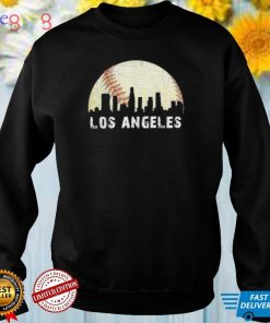 Los Angeles Vintage Baseball Distressed Gameday Retro Shirt