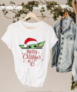 Merry Chritsmas Baby Yoda Christmas T shirt Star Wars Christmas Funny