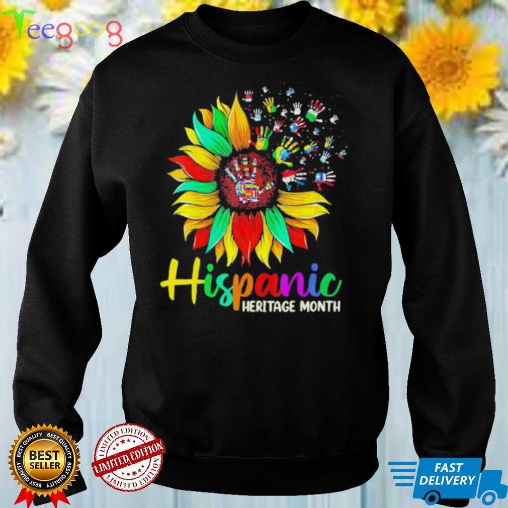 National Hispanic Heritage Month Sunflower All Countries Shirt