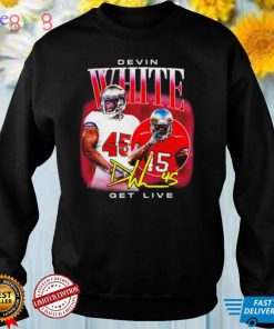 Official tampa Bay Buccaneers Devin White get live signature shirt