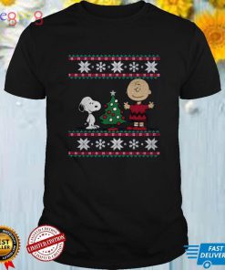 Peanuts Snoopy and Charlie Christmas Long Sleeve Tshirt, Snoopy Dog, Gift For Family, Snoopy Christmas