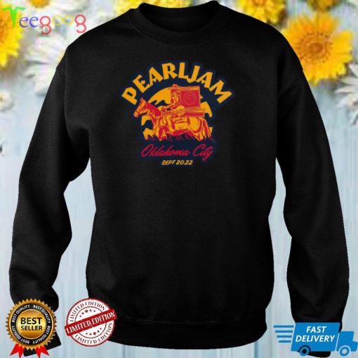 Pearl Jam Oklahoma City, OK Paycom Center Oklahoma Event Sept 20 2022 Shirt