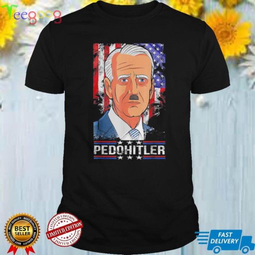 Pedohitler Joe Biden us flag shirt