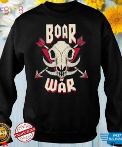 The Wild Boar skull Boar of War Halloween shirt
