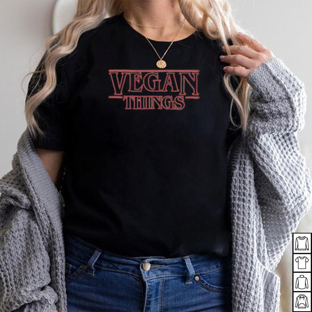 Top vegan Stranger Things shirt